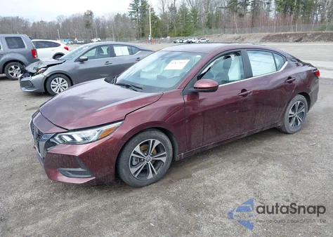 2022 Nissan Sentra Sv Xtronic Cvt z USA, uszkodzony, nr VIN 3N1AB8CV0NY241450